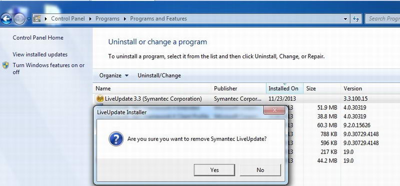 Manually Uninstall Symantec Endpoint